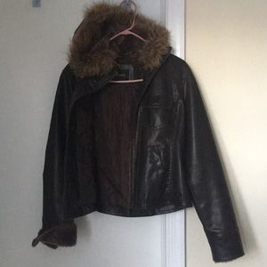 Faux Leather Jacket